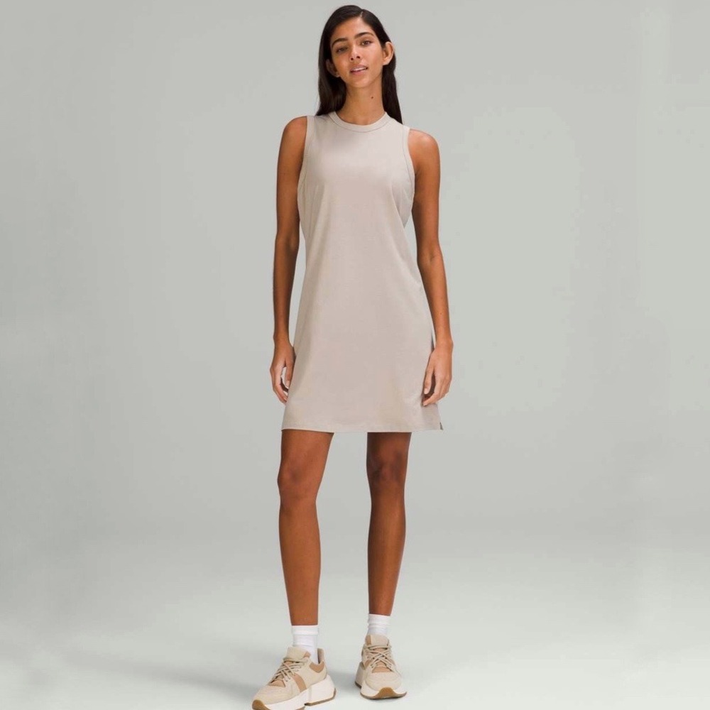Lululemon | Classic-Fit‎ Cotton-Blend Dress Raw Linen